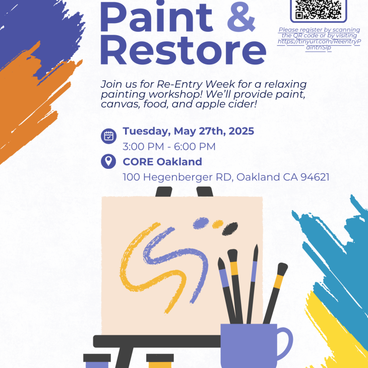 Tues, 5/27 Paint & Restore