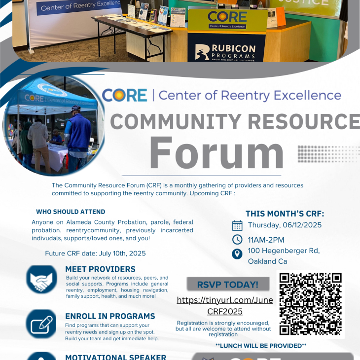 6/12 Community Resource Forum (CRF)