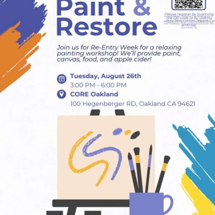 Tues, 8/26 Paint & Restore