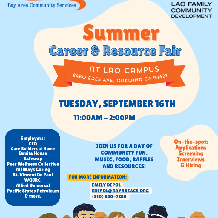 Tues, 9/16 Summer Career & Resource Fair