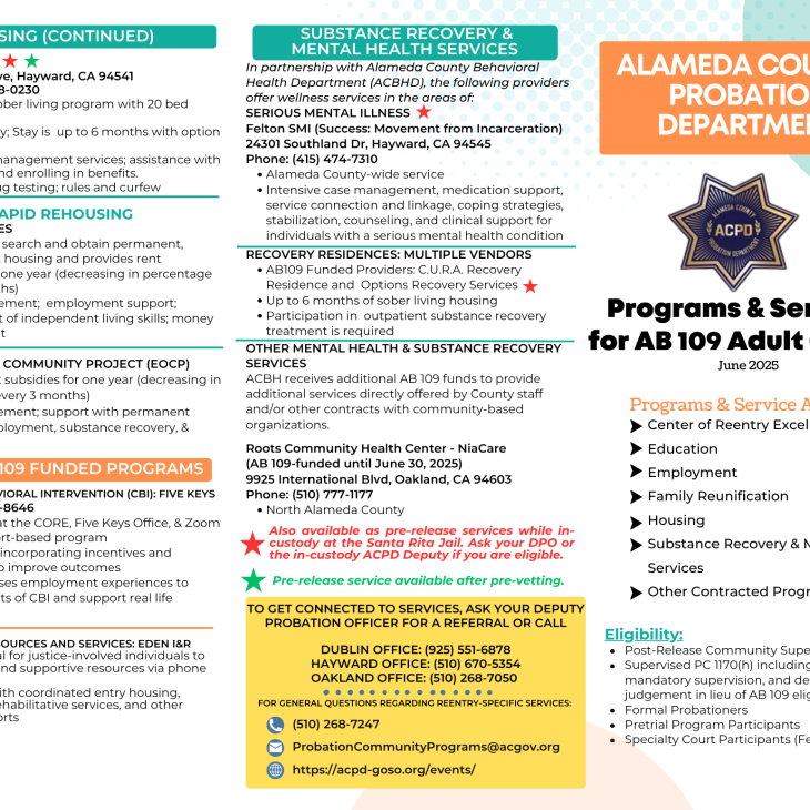 AB 109 Program & Services Tri-fold (Updated)