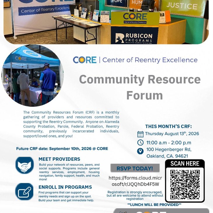 Thurs/Juev, 8.13.26 Community Resource Forum (CRF)