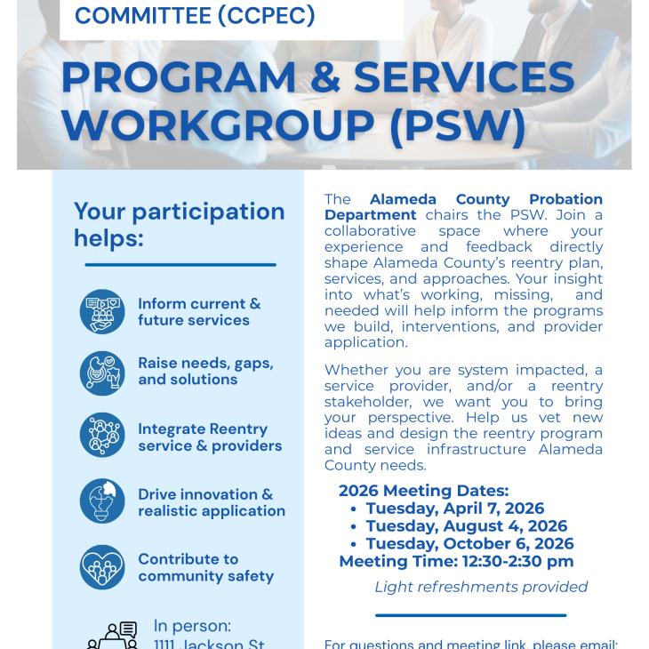 Program and Services Workgroup
