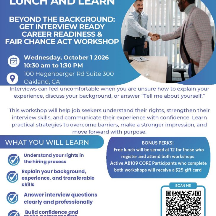 Thurs/Juev 10.1.26 Lunch & Learn