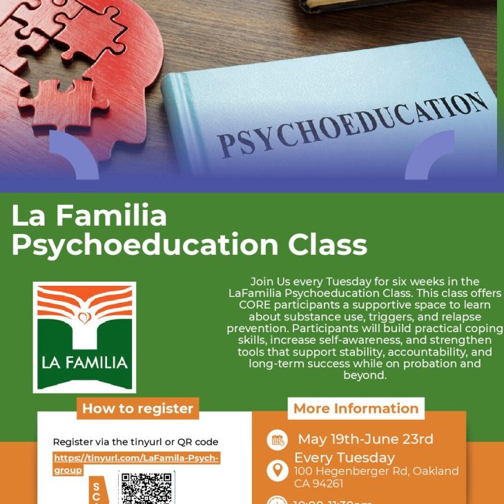 Tues, 5.19.25 La Familia Psychoeducation Class