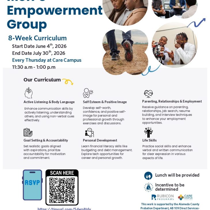 Thurs, 6.4.26 Men’s Empowerment Group