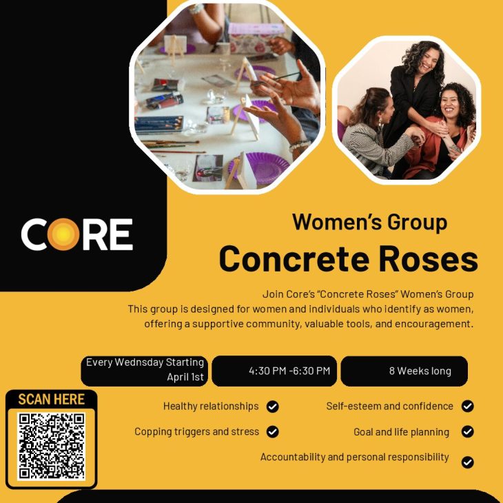 Wed, 4.1.25 Women’s Group Concrete Roses