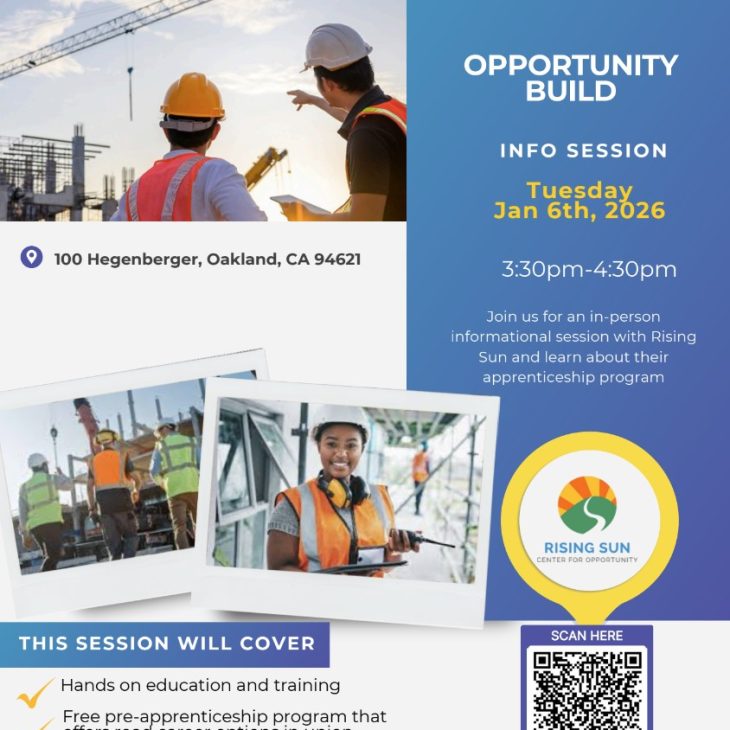 Tues, 1/6 Rising Sun Informational Session