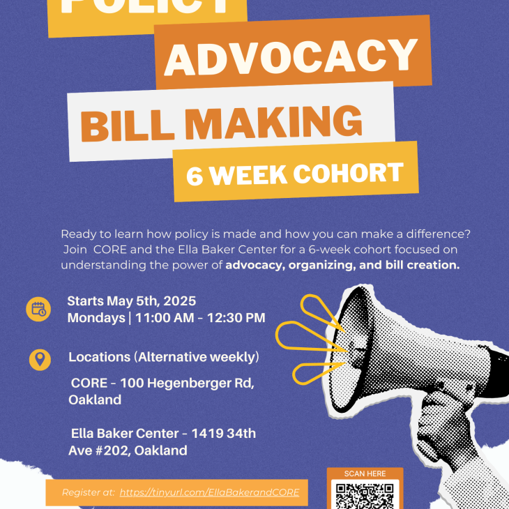 Ella Baker 6-Week Cohort: Policy Advocacy Bill Making