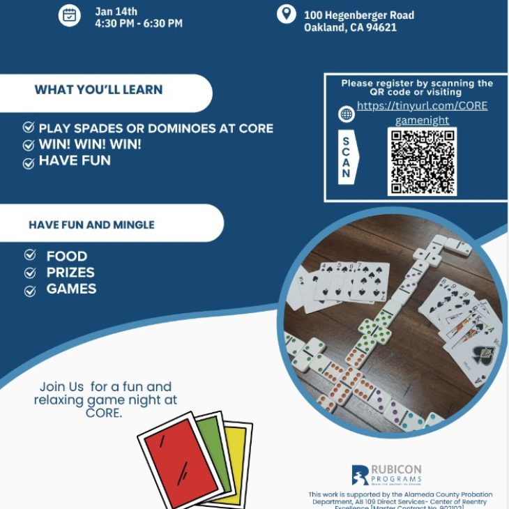Wed, 1/14 Game Night
